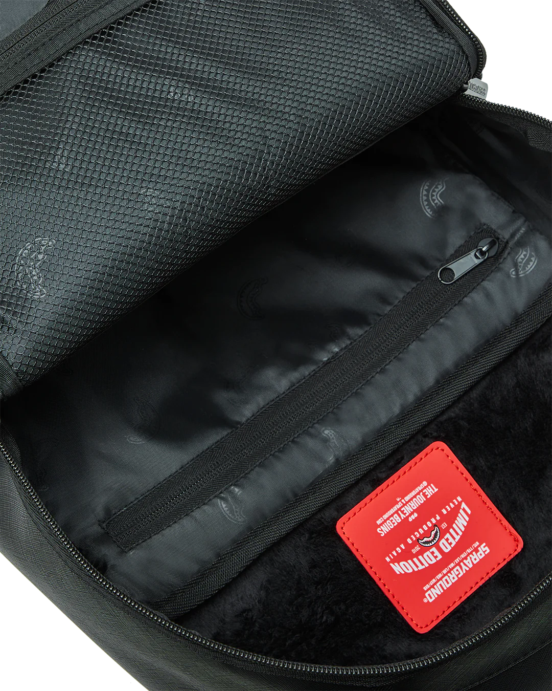 Sprayground Shark Central 2.0 Black DLXV Backpack 7 Sprayground Shark Central 2.0 Black DLXV Backpack - Image 7