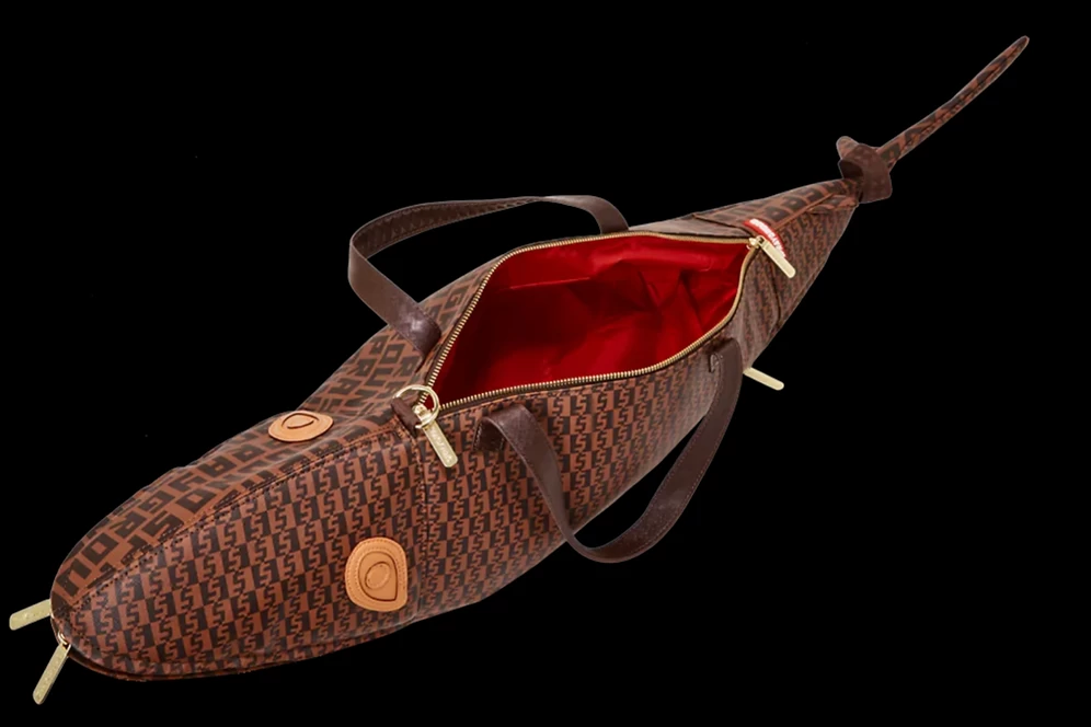 Sprayground Sharkfinity Shark Shape Duffel 8 Sprayground Sharkfinity Shark Shape Duffel - Image 8