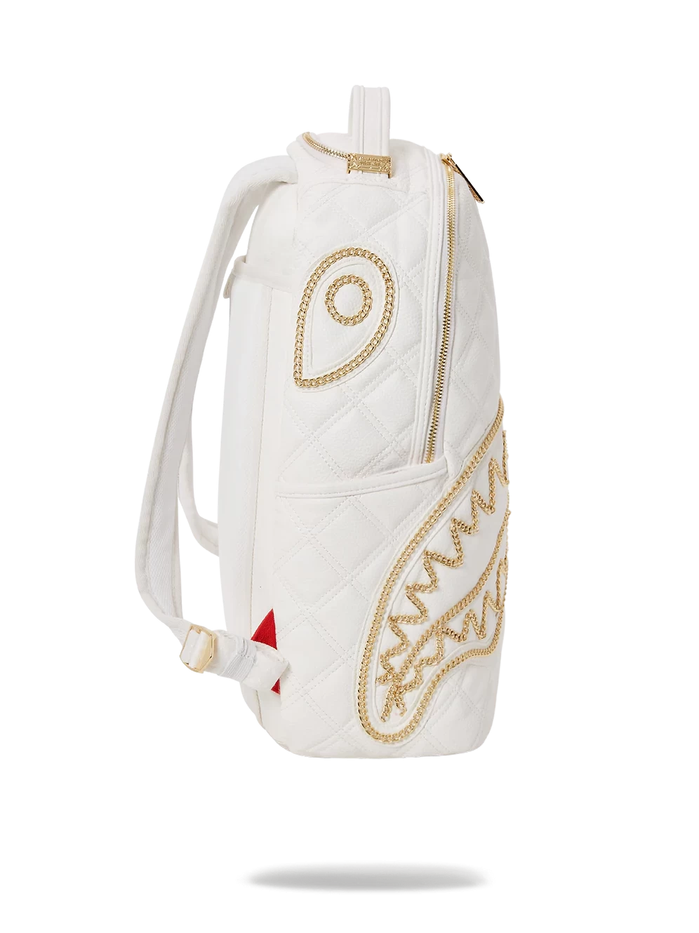 Sprayground Riviera White Gold DLX Backpack 2 Sprayground Riviera White Gold DLX Backpack - Image 2