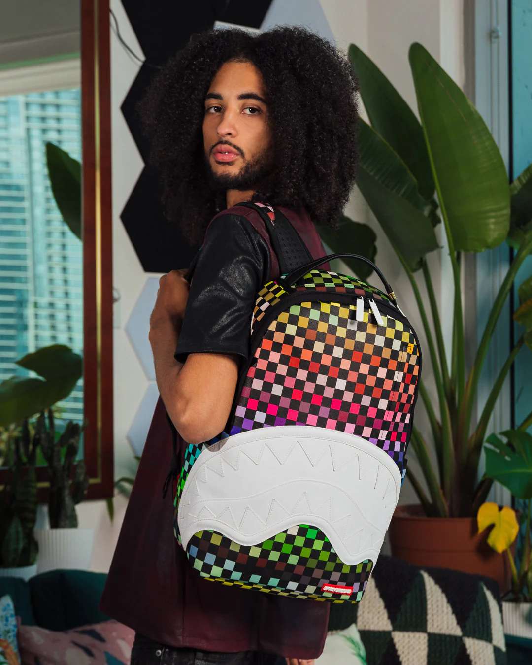 Sprayground Sharks In Paris The Grid DLXV Backpack 9 Sprayground Sharks In Paris The Grid DLXV Backpack - Image 9