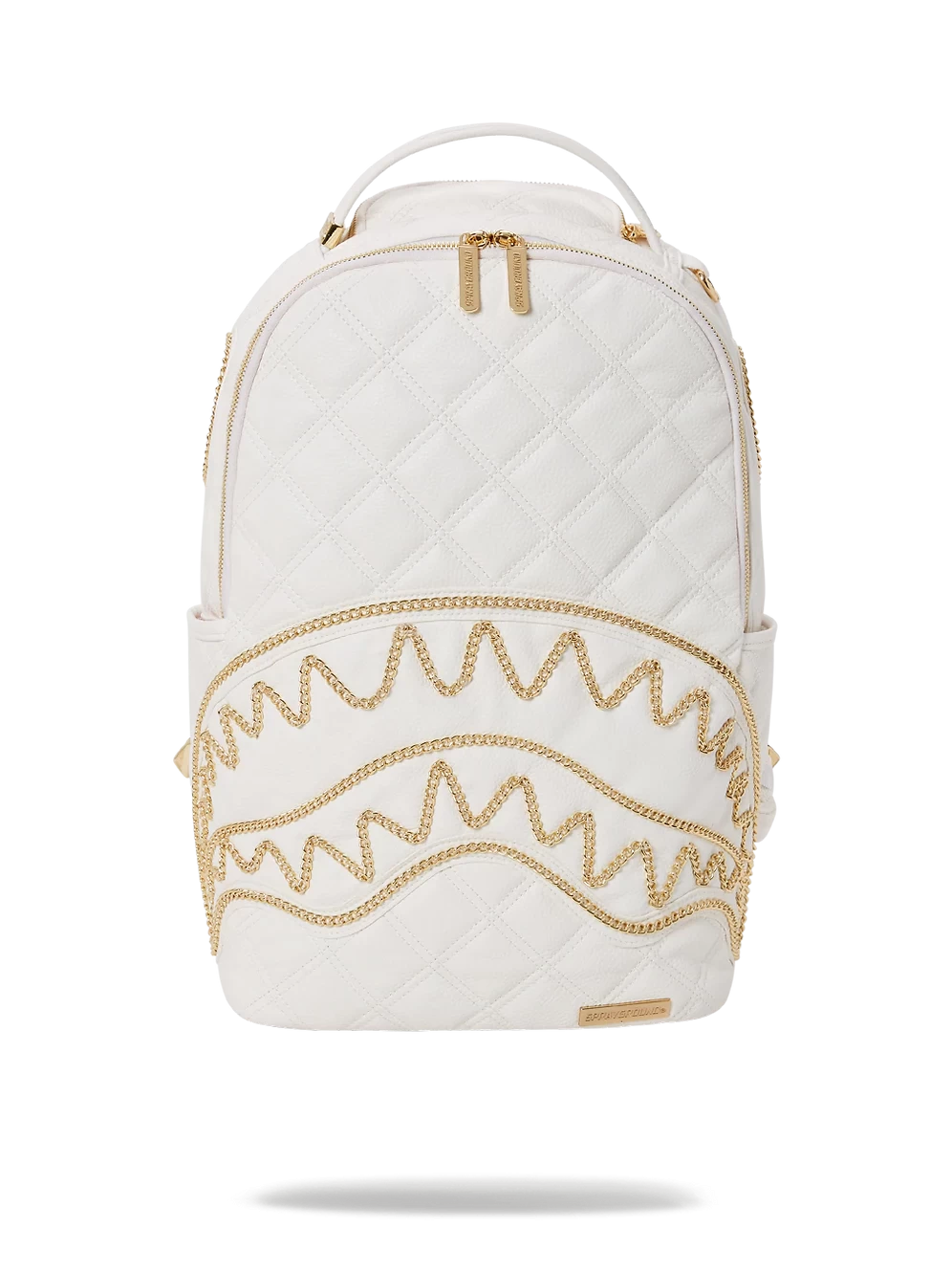 Sprayground Riviera White Gold DLX Backpack 1 Sprayground Riviera White Gold DLX Backpack