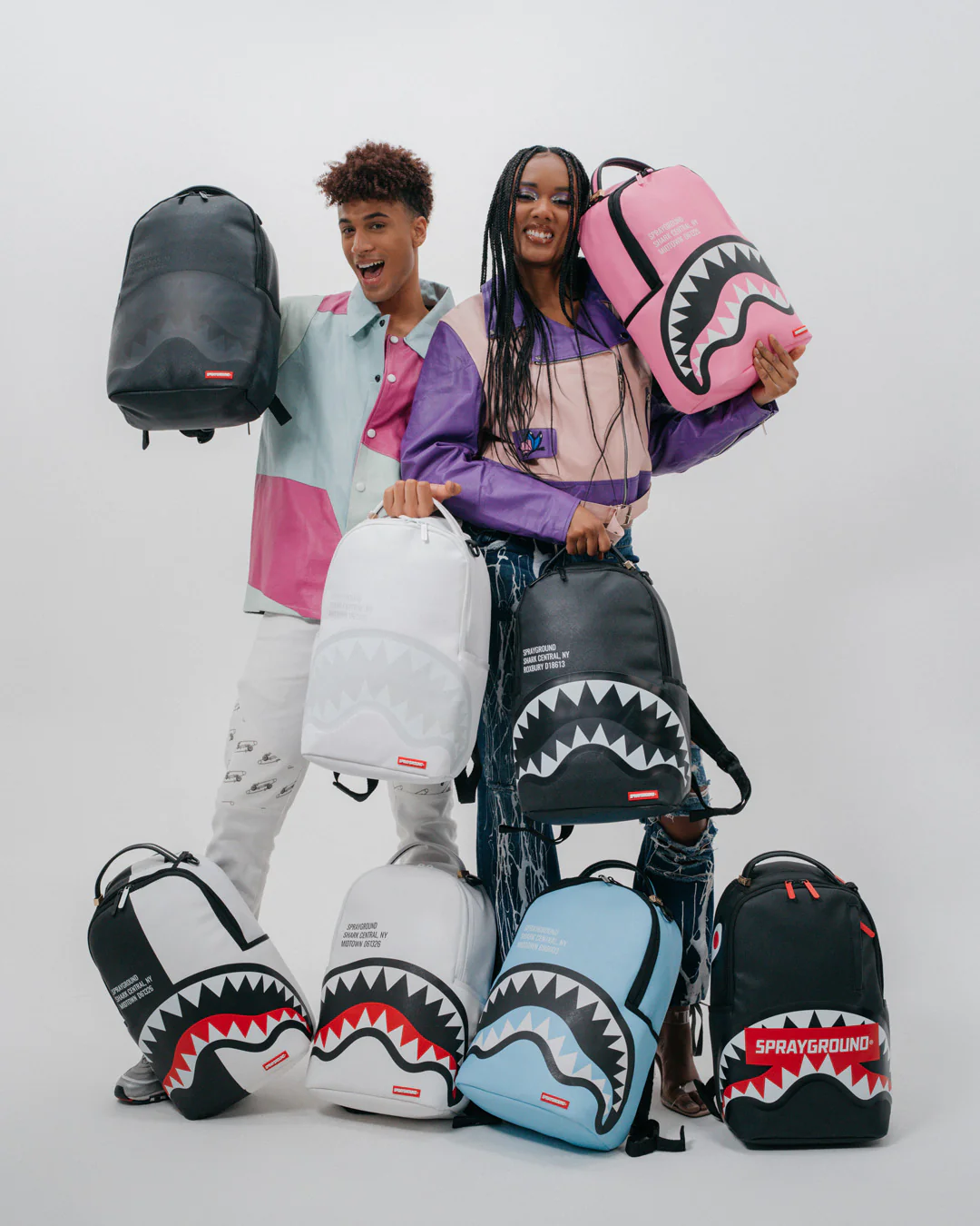 Sprayground Shark Central 2.0 Black DLXV Backpack 14 Sprayground Shark Central 2.0 Black DLXV Backpack - Image 14