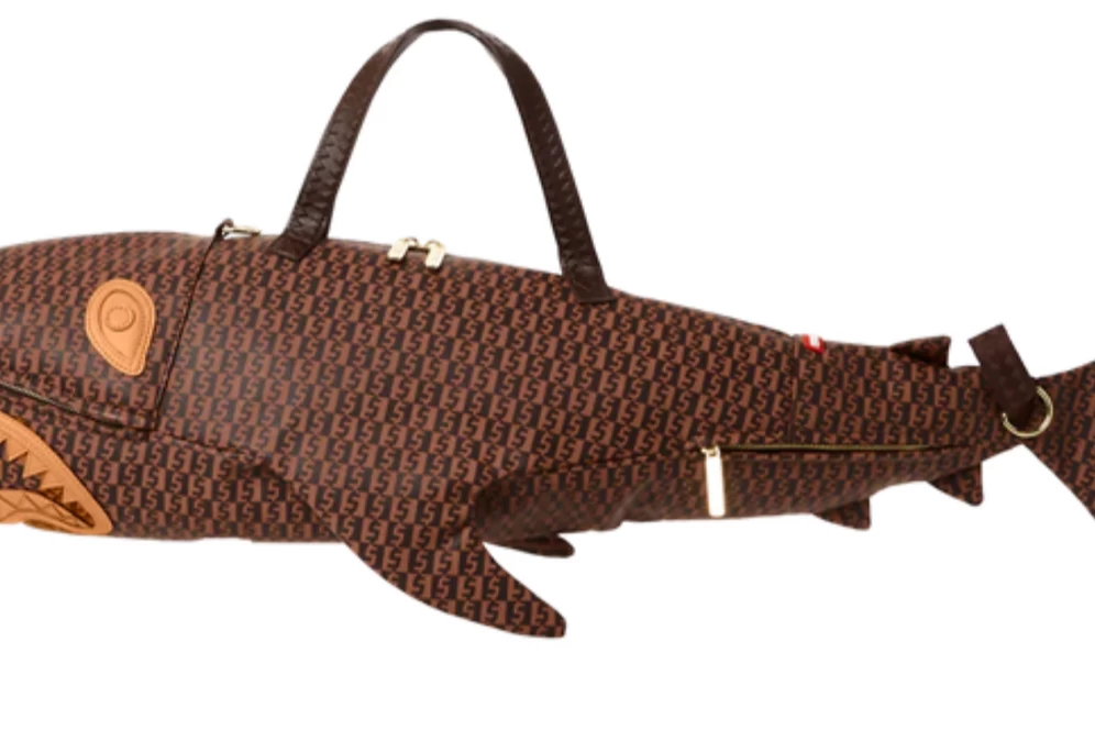 Sprayground Sharkfinity Shark Shape Duffel 1 Sprayground Sharkfinity Shark Shape Duffel