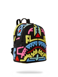 Sprayground AI3 Path To The Future Tribal Neon Savage Backpack