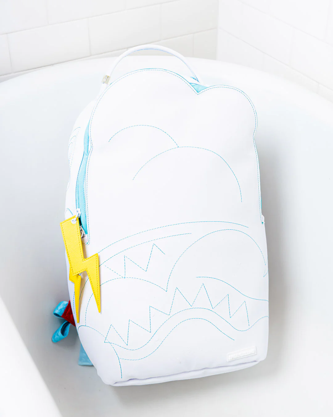 Sprayground Cloudy With A Chance Of Shark (DLXV) Backpack 6 Sprayground Cloudy With A Chance Of Shark (DLXV) Backpack - Image 6