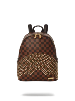 Sprayground Sharks In Paris Gold Rivet Polaris Savage Backpack