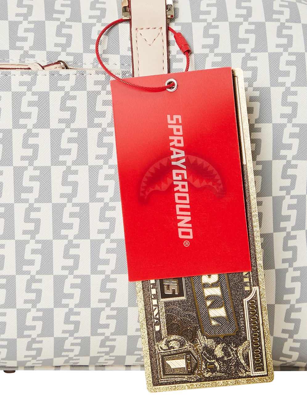 Sprayground Creme De La Creme Mini Duffel Bag 9 Sprayground Creme De La Creme Mini Duffel Bag - Image 9