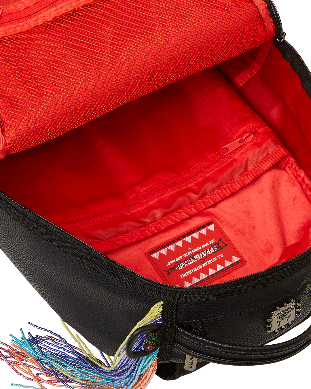 Sprayground AI Beaded Shark DLXVF Backpack 12 Sprayground AI Beaded Shark DLXVF Backpack - Image 12