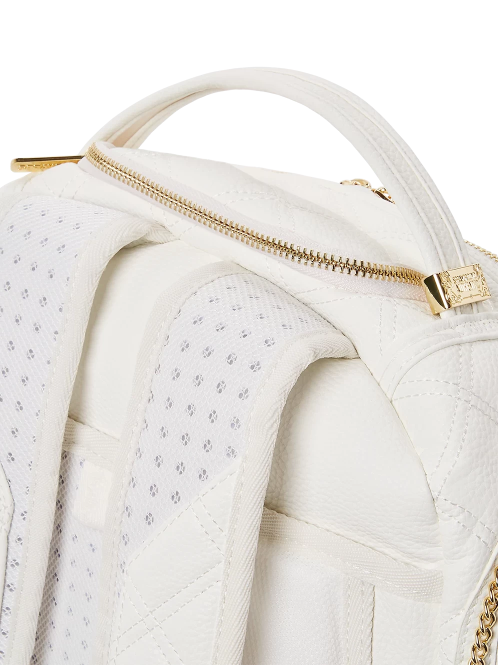 Sprayground Riviera White Gold DLX Backpack 6 Sprayground Riviera White Gold DLX Backpack - Image 6