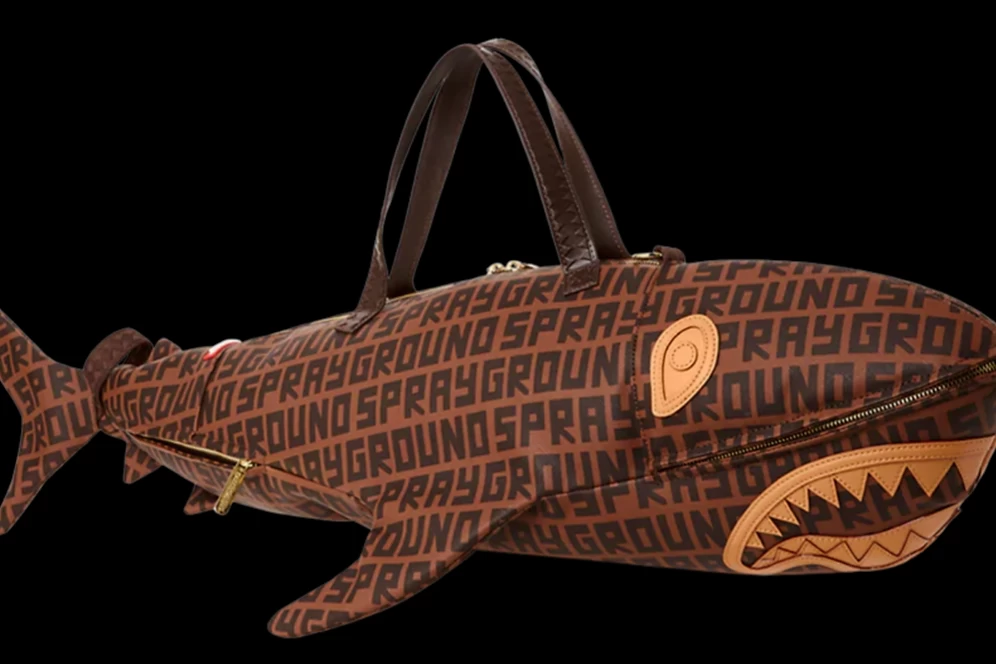 Sprayground Sharkfinity Shark Shape Duffel 5 Sprayground Sharkfinity Shark Shape Duffel - Image 5