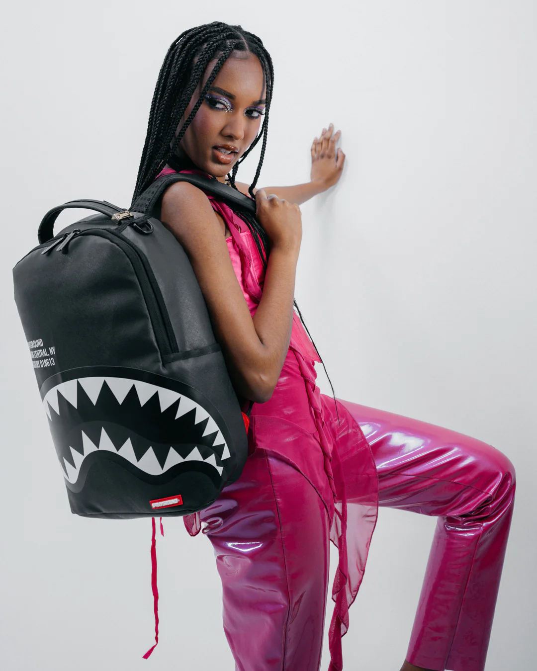 Sprayground Shark Central 2.0 Black DLXV Backpack 10 Sprayground Shark Central 2.0 Black DLXV Backpack - Image 10