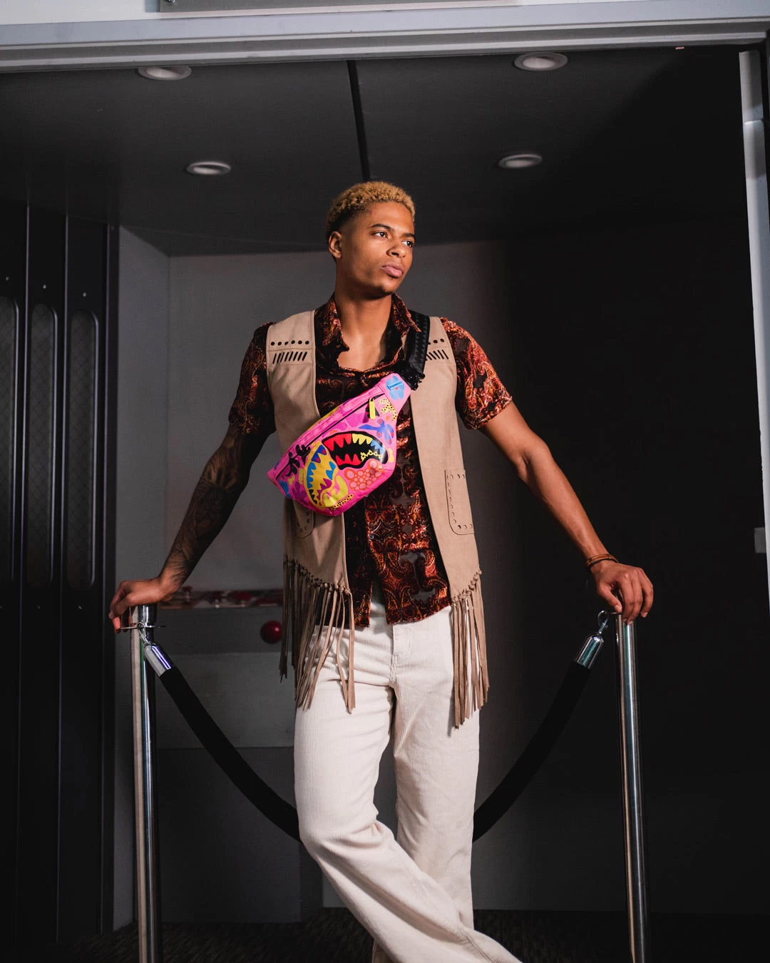 SPRAYGROUND PSYCHEDELIC VOYAGE SAVVY CROSSBODY 6 SPRAYGROUND PSYCHEDELIC VOYAGE SAVVY CROSSBODY - Image 6