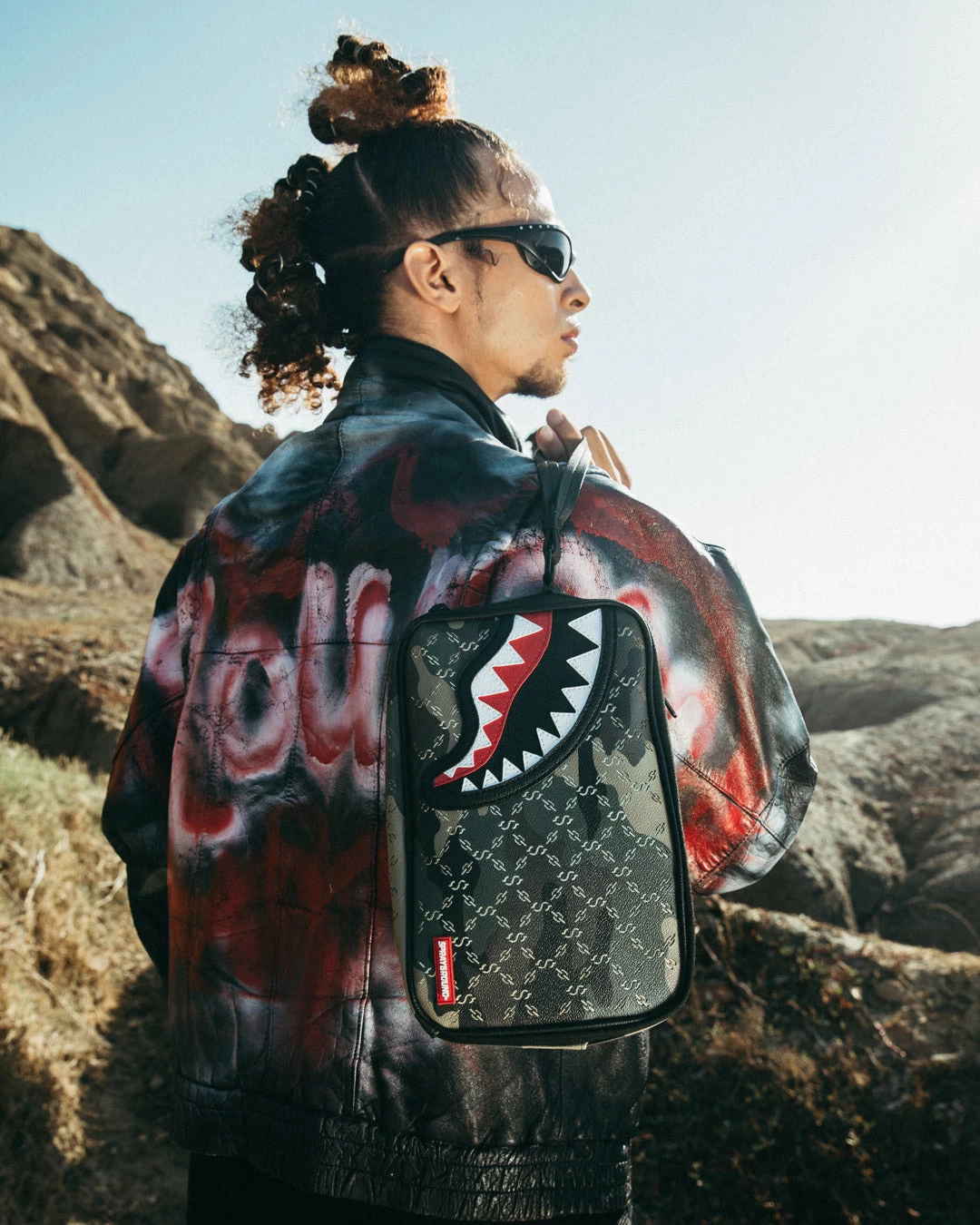 SPRAYGROUND LASERS BLAZIN TOILETRY BRICKSIDE BAG 8 SPRAYGROUND LASERS BLAZIN TOILETRY BRICKSIDE BAG - Image 8