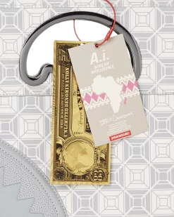 SPRAYGROUND A.I.8 AFRICAN INTELLIGENCE BOOKED & BUSY CITY SAVVY HANDBAG -Fashion backpack-sprayground B5561 T