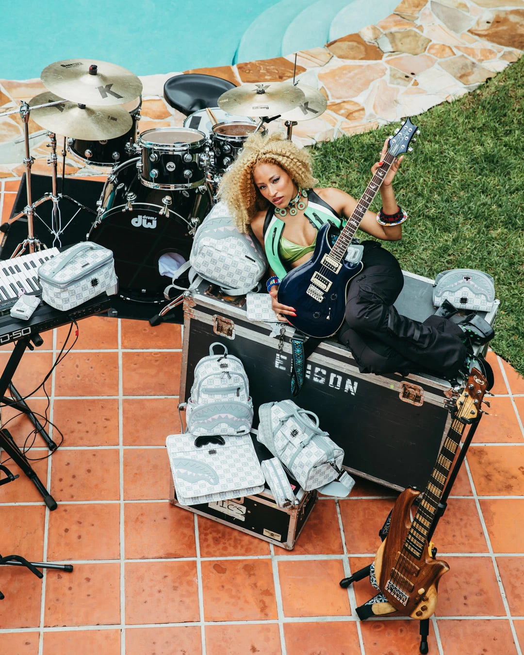 SPRAYGROUND A.I.8 AFRICAN INTELLIGENCE BOOKED & BUSY CHARM WAISTBELT 15 SPRAYGROUND A.I.8 AFRICAN INTELLIGENCE BOOKED & BUSY CHARM WAISTBELT - Image 15