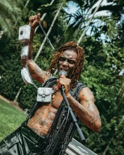 SPRAYGROUND A.I.8 AFRICAN INTELLIGENCE BOOKED & BUSY CHARM WAISTBELT 20 SPRAYGROUND A.I.8 AFRICAN INTELLIGENCE BOOKED & BUSY CHARM WAISTBELT -Fashion backpack-sprayground B5571 3 1