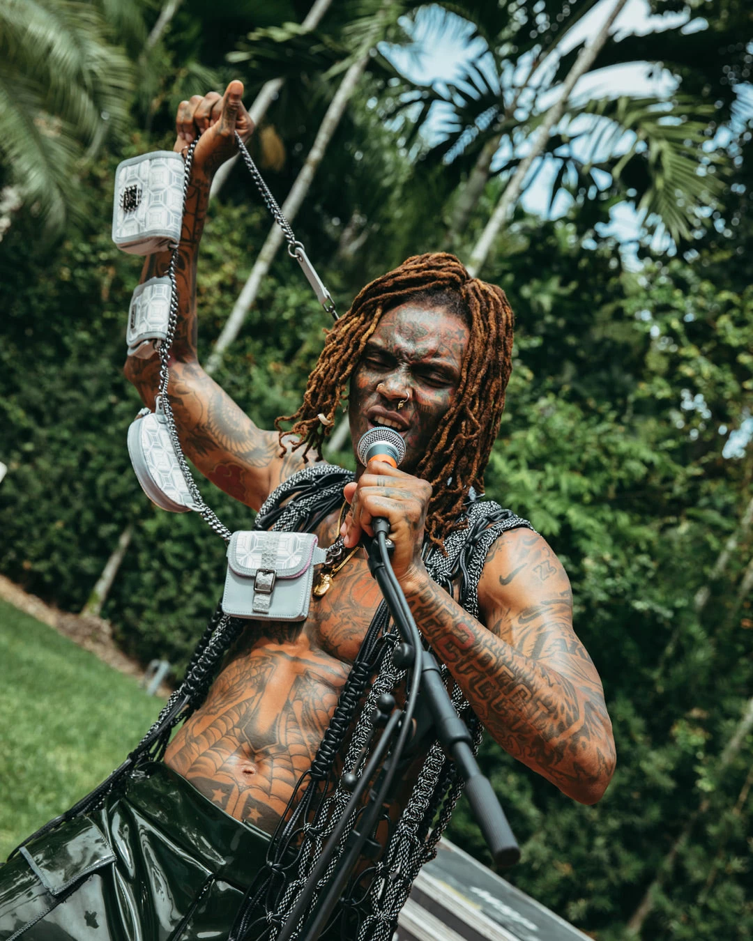 SPRAYGROUND A.I.8 AFRICAN INTELLIGENCE BOOKED & BUSY CHARM WAISTBELT 6 SPRAYGROUND A.I.8 AFRICAN INTELLIGENCE BOOKED & BUSY CHARM WAISTBELT - Image 6