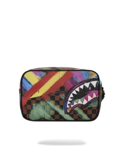 SPRAYGROUND SHARKS IN PARIS CITY STREAKS TOILETRY BAG -Fashion backpack-sprayground B5584 3