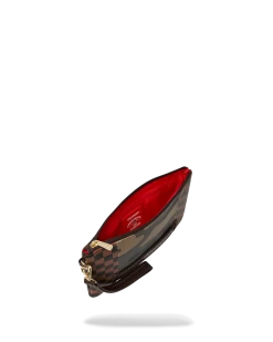 SPRAYGROUND EXTERIOR GOLD ZIP POCKET SHARKS IN PARIS CROSSOVER CLUTCH -Fashion backpack-sprayground B5630 5