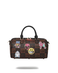 SPRAYGROUND GLOBAL MOGUL POPAGANDA RON ENGLISH EDITION MINI DUFFLE