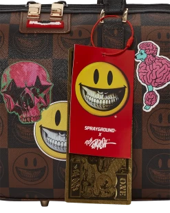 SPRAYGROUND GLOBAL MOGUL POPAGANDA RON ENGLISH EDITION MINI DUFFLE -Fashion backpack-sprayground D4954 T