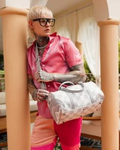 SPRAYGROUND A.I.8 AFRICAN INTELLIGENCE BOOKED & BUSY MINI DUFFLE -Fashion backpack-sprayground D5556 2 1