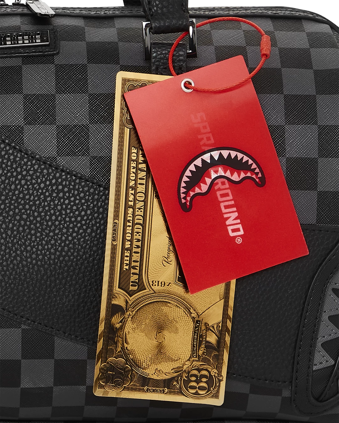 SPRAYGROUND RACEWAY SHADOW PHANTOM MINI DUFFLE 14 SPRAYGROUND RACEWAY SHADOW PHANTOM MINI DUFFLE - Image 14