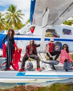 SPRAYGROUND SHARKFINITY STEALTH PILOT SHARK SHAPE DUFFLE -Fashion backpack-sprayground D5614 5 1