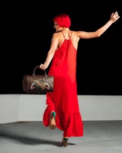 SPRAYGROUND EXTERIOR GOLD ZIP POCKET SHARKS IN PARIS MINI DUFFLE -Fashion backpack-sprayground D5627 3 1