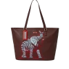 SPRAYGROUND ZEBRA ELEPHANT RON ENGLISH COLLAB TOTE