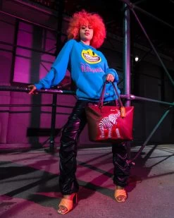 SPRAYGROUND ZEBRA ELEPHANT RON ENGLISH COLLAB TOTE -Fashion backpack-sprayground T4920 2 1