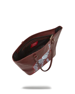 SPRAYGROUND ZEBRA ELEPHANT RON ENGLISH COLLAB TOTE -Fashion backpack-sprayground T4920 4