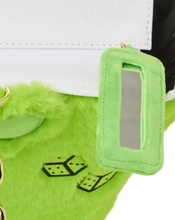 SPRAYGROUND PLUSH MONEYBEAR TOTE (GREEN) -Fashion backpack-sprayground T5409 10