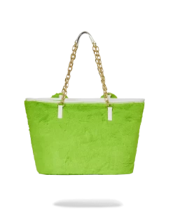 SPRAYGROUND PLUSH MONEYBEAR TOTE (GREEN) -Fashion backpack-sprayground T5409 3