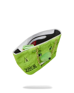 SPRAYGROUND PLUSH MONEYBEAR TOTE (GREEN) -Fashion backpack-sprayground T5409 4