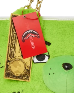 SPRAYGROUND PLUSH MONEYBEAR TOTE (GREEN) -Fashion backpack-sprayground T5409 T