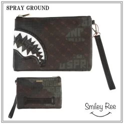 Sprayground | Camouflage Street Style PVC Clothing Clutches