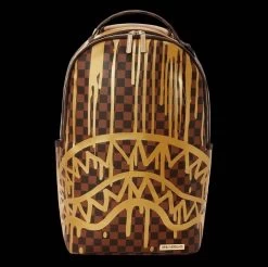 Sprayground | Unisex Canvas Nylon Faux Fur Street Style A4 Logo Backpacks