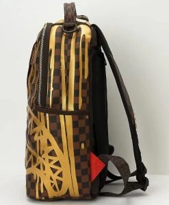 Sprayground | Unisex Canvas Nylon Faux Fur Street Style A4 Logo Backpacks -Fashion backpack-sprayground org 138