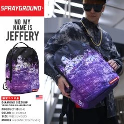 Sprayground | Star Unisex Nylon Street Style A4 2WAY 3WAY Logo Backpacks -Fashion backpack-sprayground org 180