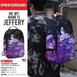Sprayground | Star Unisex Nylon Street Style A4 2WAY 3WAY Logo Backpacks -Fashion backpack-sprayground org 182
