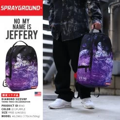 Sprayground | Star Unisex Nylon Street Style A4 2WAY 3WAY Logo Backpacks -Fashion backpack-sprayground org 183
