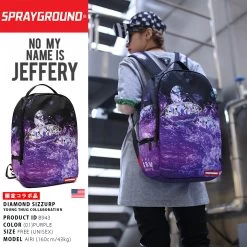 Sprayground | Star Unisex Nylon Street Style A4 2WAY 3WAY Logo Backpacks -Fashion backpack-sprayground org 184