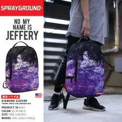Sprayground | Star Unisex Nylon Street Style A4 2WAY 3WAY Logo Backpacks -Fashion backpack-sprayground org 186