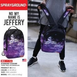 Sprayground | Star Unisex Nylon Street Style A4 2WAY 3WAY Logo Backpacks -Fashion backpack-sprayground org 187