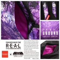 Sprayground | Star Unisex Nylon Street Style A4 2WAY 3WAY Logo Backpacks -Fashion backpack-sprayground org 190