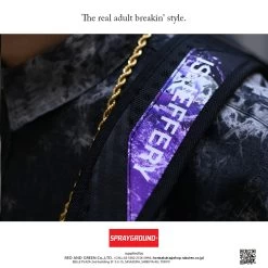 Sprayground | Star Unisex Nylon Street Style A4 2WAY 3WAY Logo Backpacks -Fashion backpack-sprayground org 191