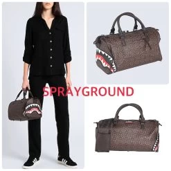 Fashion backpack-sprayground 20 Sprayground | Unisex Faux Fur Street Style 2WAY Logo Boston Bags