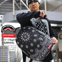 Sprayground | Paisley Unisex Nylon Street Style A4 2WAY 3WAY Oversized 22 Sprayground | Paisley Unisex Nylon Street Style A4 2WAY 3WAY Oversized -Fashion backpack-sprayground org 44