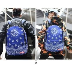 Sprayground | Paisley Unisex Nylon Street Style A4 2WAY 3WAY Oversized 24 Sprayground | Paisley Unisex Nylon Street Style A4 2WAY 3WAY Oversized -Fashion backpack-sprayground org 46